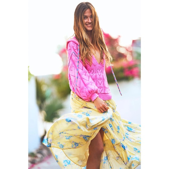 LoveShackFancy Floral Tiered Skirt - Picture 6 of 11